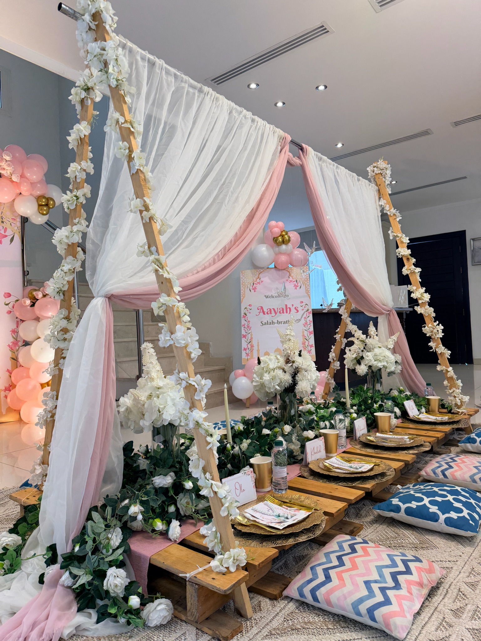 Floral event canopy